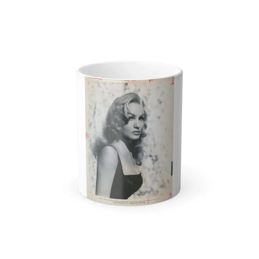Julie Newmar #507 (Vintage Female Icon) Color Changing Coffee Mug 11oz - Go Mug Yourself