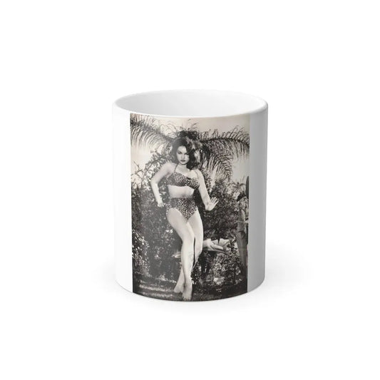 Julie Newmar #586 (Vintage Female Icon) Color Changing Coffee Mug 11oz - Go Mug Yourself