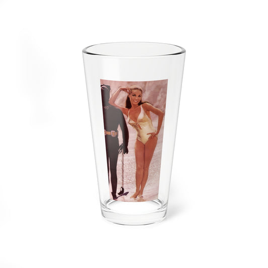 Julie Newmar #61 (Vintage Female Icon) Pint Glass 16oz-16oz-Go Mug Yourself