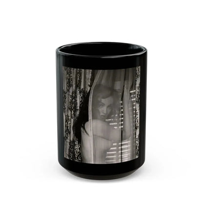 Julie Newmar #630 (Vintage Female Icon) Black Coffee Mug 15oz - Go Mug Yourself