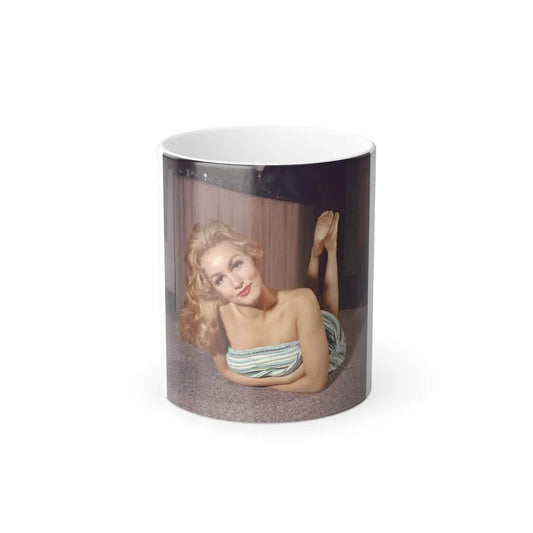 Julie Newmar #638 (Vintage Female Icon) Color Changing Coffee Mug 11oz - Go Mug Yourself