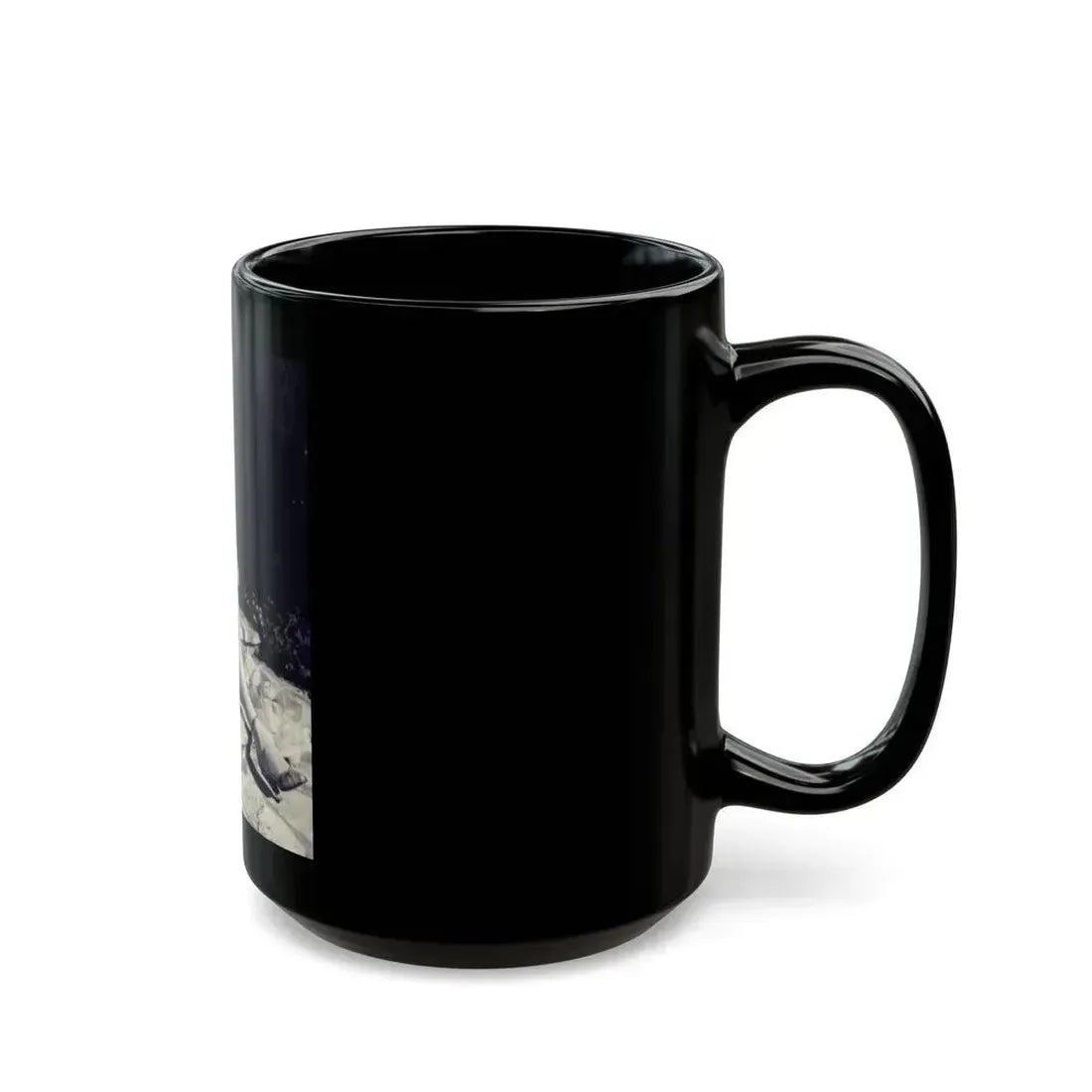 Julie Newmar #658 (Vintage Female Icon) Black Coffee Mug - Go Mug Yourself