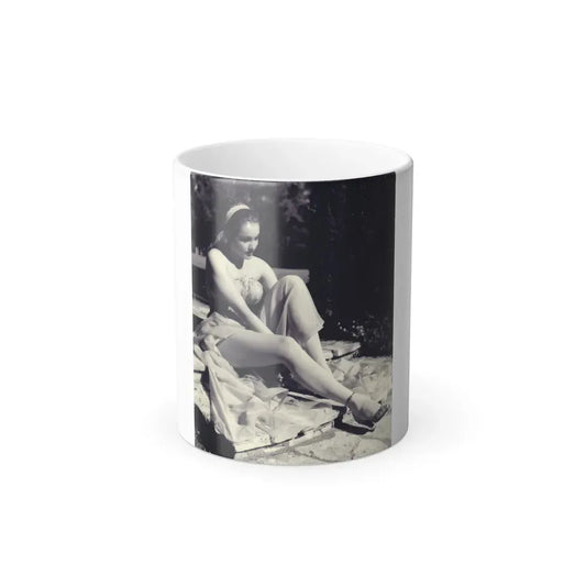 Julie Newmar #658 (Vintage Female Icon) Color Changing Coffee Mug 11oz - Go Mug Yourself
