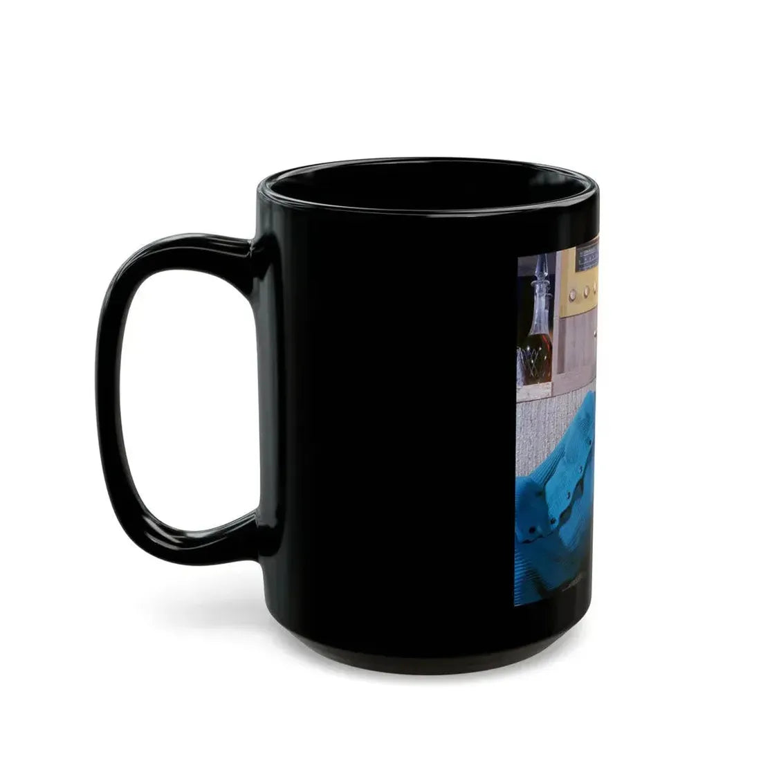 Julie Newmar #668 (Vintage Female Icon) Black Coffee Mug - Go Mug Yourself