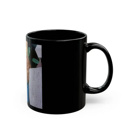 Julie Newmar #668 (Vintage Female Icon) Black Coffee Mug - Go Mug Yourself