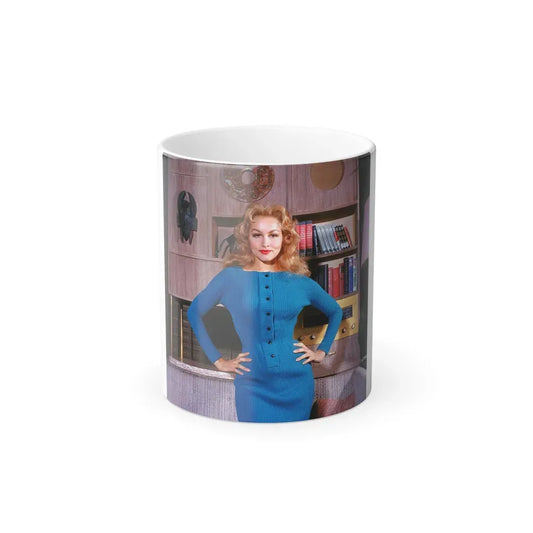 Julie Newmar #669 (Vintage Female Icon) Color Changing Coffee Mug 11oz - Go Mug Yourself