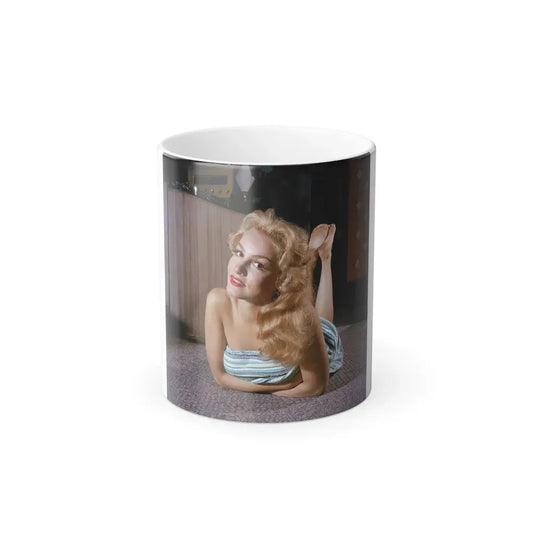 Julie Newmar #670 (Vintage Female Icon) Color Changing Coffee Mug 11oz - Go Mug Yourself