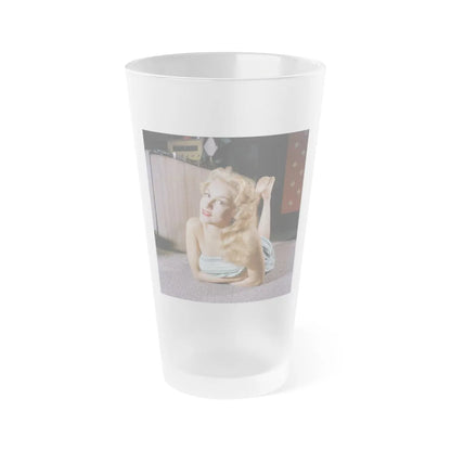 Julie Newmar #670 (Vintage Female Icon) Frosted Pint Glass 16oz-16oz-Frosted-Go Mug Yourself