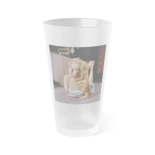 Julie Newmar #670 (Vintage Female Icon) Frosted Pint Glass 16oz-16oz-Frosted-Go Mug Yourself