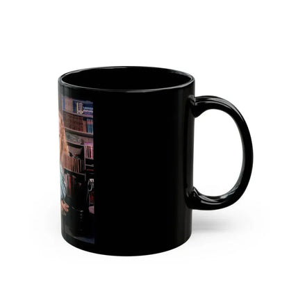 Julie Newmar #672 (Vintage Female Icon) Black Coffee Mug - Go Mug Yourself