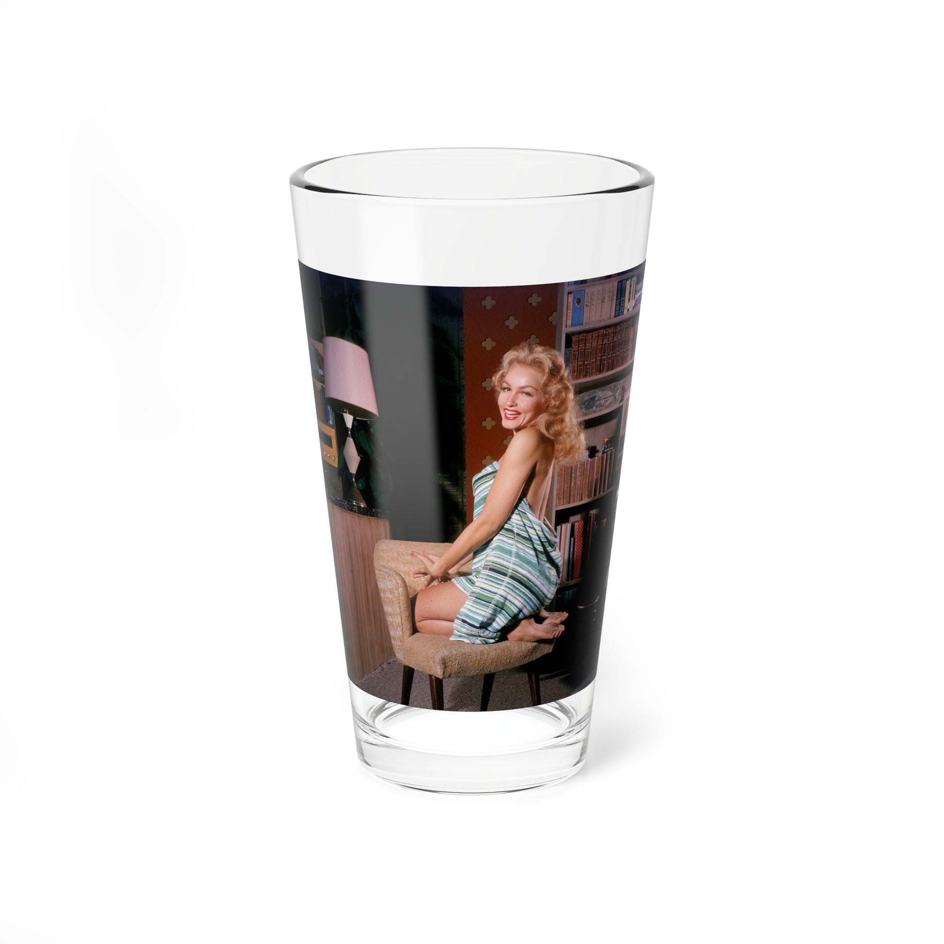 Julie Newmar #672 (Vintage Female Icon) Pint Glass 16oz-16oz-Go Mug Yourself