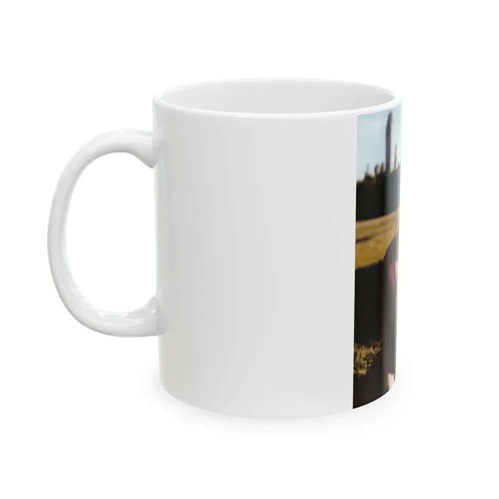 Julie Newmar #79 (Vintage Female Icon) White Coffee Mug - Go Mug Yourself