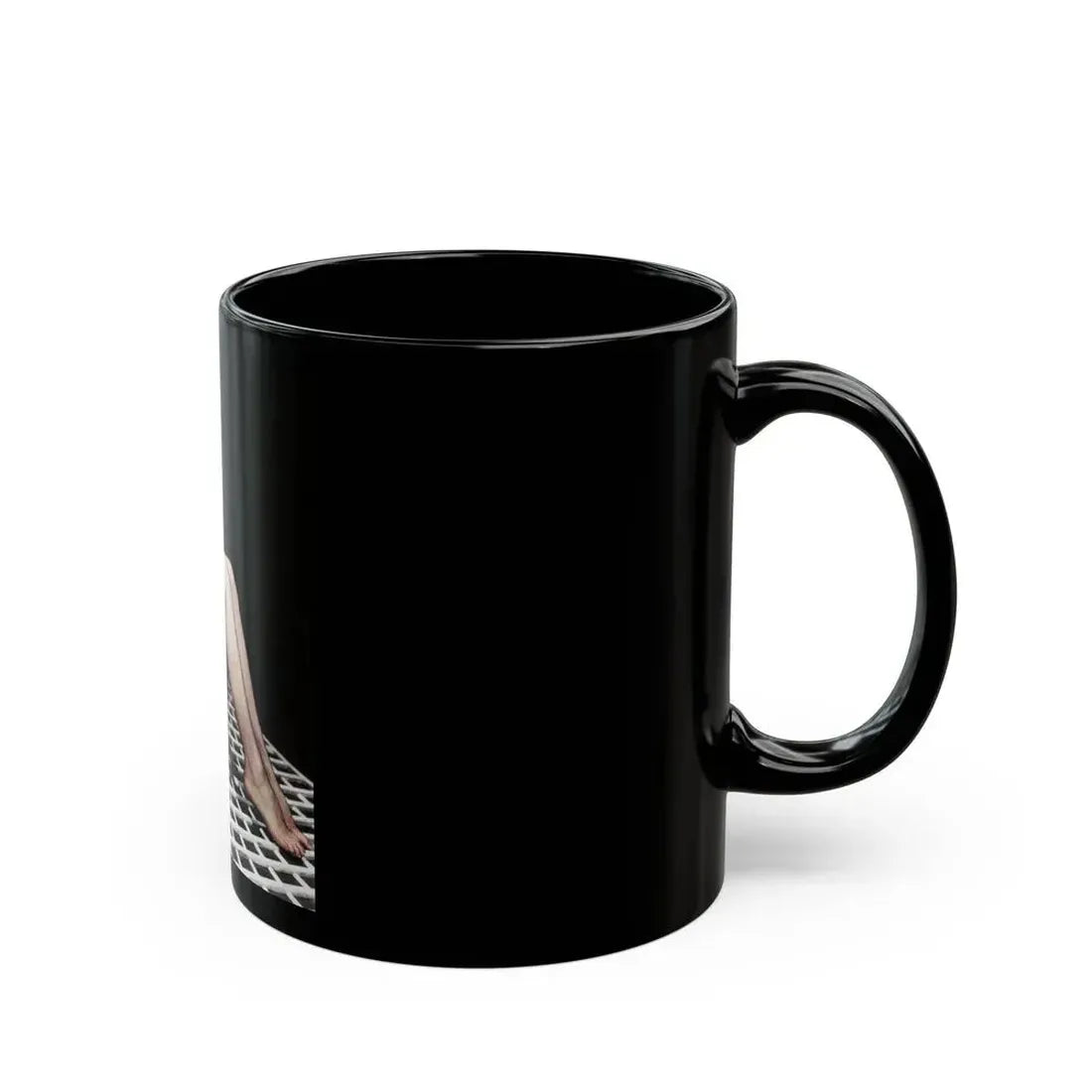 Julie Newmar #81 (Vintage Female Icon) Black Coffee Mug - Go Mug Yourself