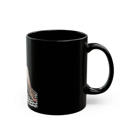 Julie Newmar #81 (Vintage Female Icon) Black Coffee Mug - Go Mug Yourself