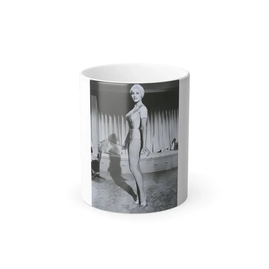 Julie Newmar #91 (Vintage Female Icon) Color Changing Coffee Mug 11oz - Go Mug Yourself