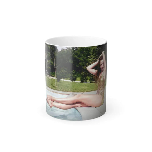Julie Newmar ## (Vintage Female Icon) Color Changing Coffee Mug 11oz - Go Mug Yourself