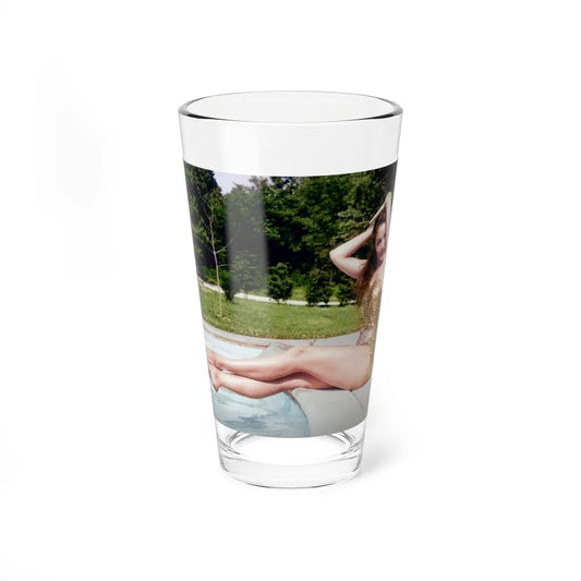 Julie Newmar ## (Vintage Female Icon) Pint Glass 16oz 16oz - Go Mug Yourself