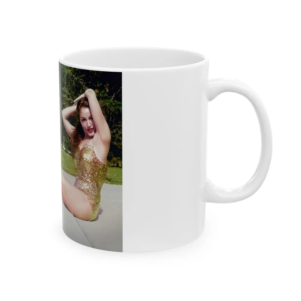 Julie Newmar ## (Vintage Female Icon) White Coffee Mug-Go Mug Yourself