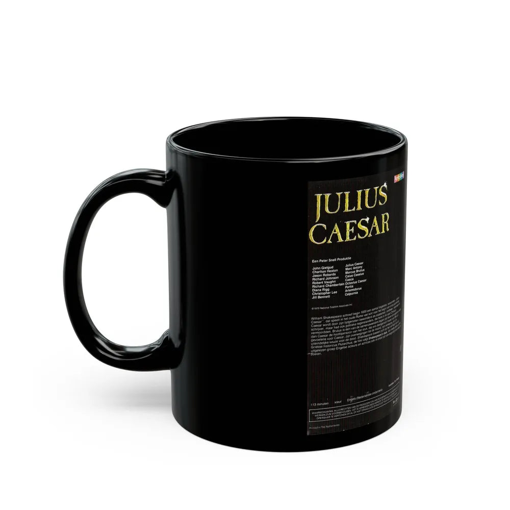 JULIUS CAESAR (VHS COVER) - Black Coffee Mug-Go Mug Yourself