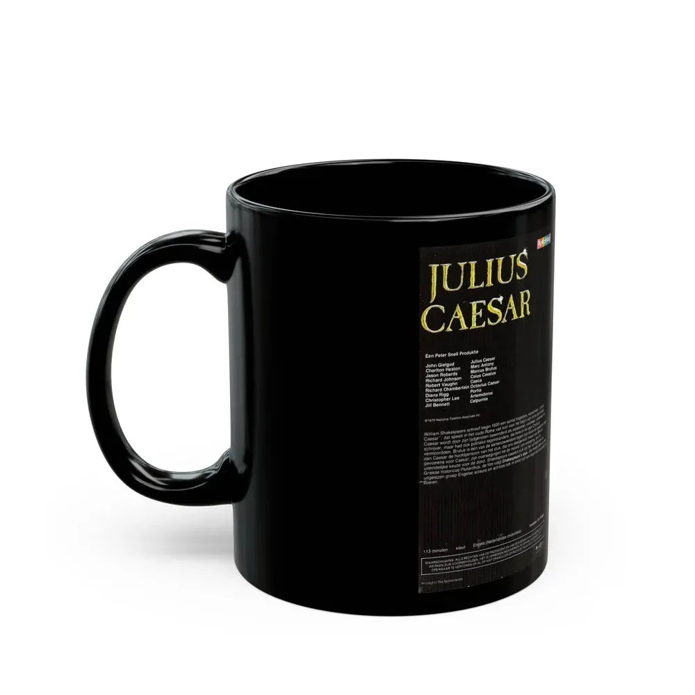 JULIUS CAESAR (VHS COVER) - Black Coffee Mug - Go Mug Yourself