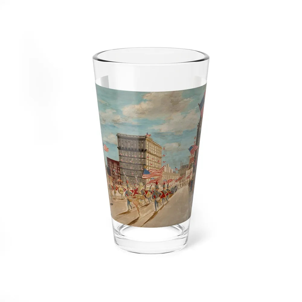 July Fourth Parade in Cleveland - Pint Glass 16oz-16oz-Go Mug Yourself