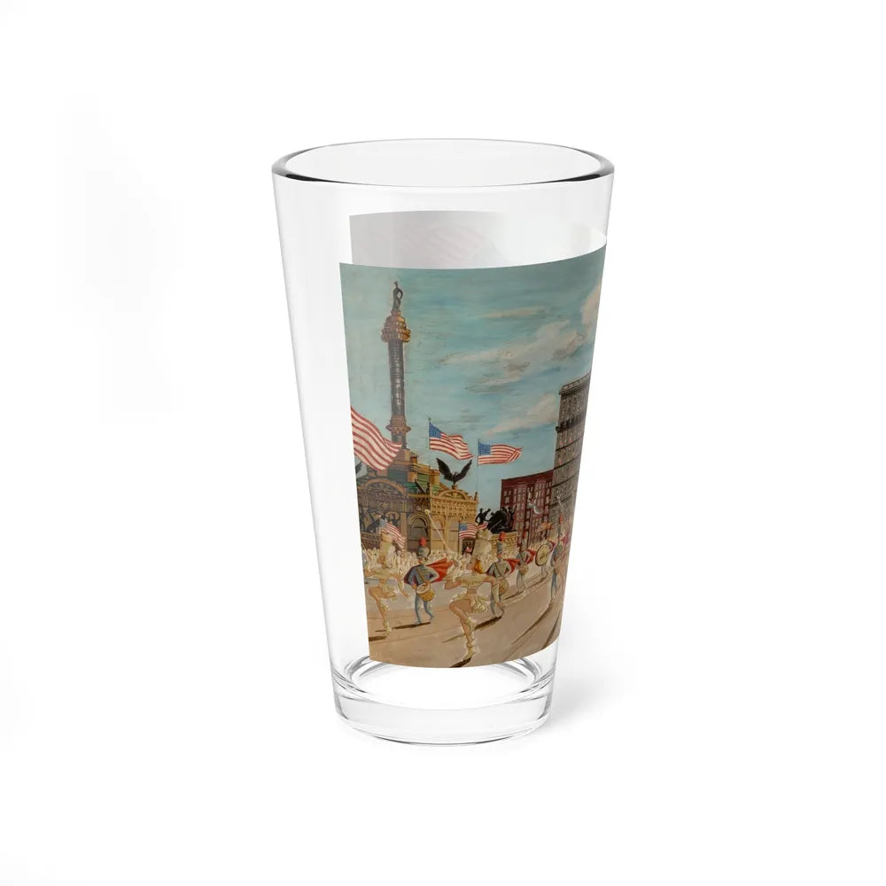 July Fourth Parade in Cleveland - Pint Glass 16oz-Go Mug Yourself