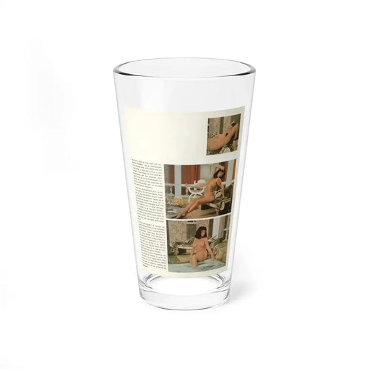 June Palmer #134 - Foreign Magazine Spread (Vintage Female Icon) Pint Glass 16oz 16oz - Go Mug Yourself
