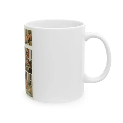 June Palmer #134 - Foreign Magazine Spread (Vintage Female Icon) White Coffee Mug - Go Mug Yourself