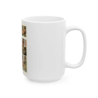 June Palmer #134 - Foreign Magazine Spread (Vintage Female Icon) White Coffee Mug - Go Mug Yourself