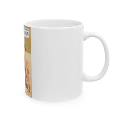 June Palmer #136 - Topless (Vintage Female Icon) White Coffee Mug - Go Mug Yourself