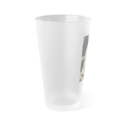 June Palmer #137 (Vintage Female Icon) Frosted Pint Glass 16oz - Go Mug Yourself