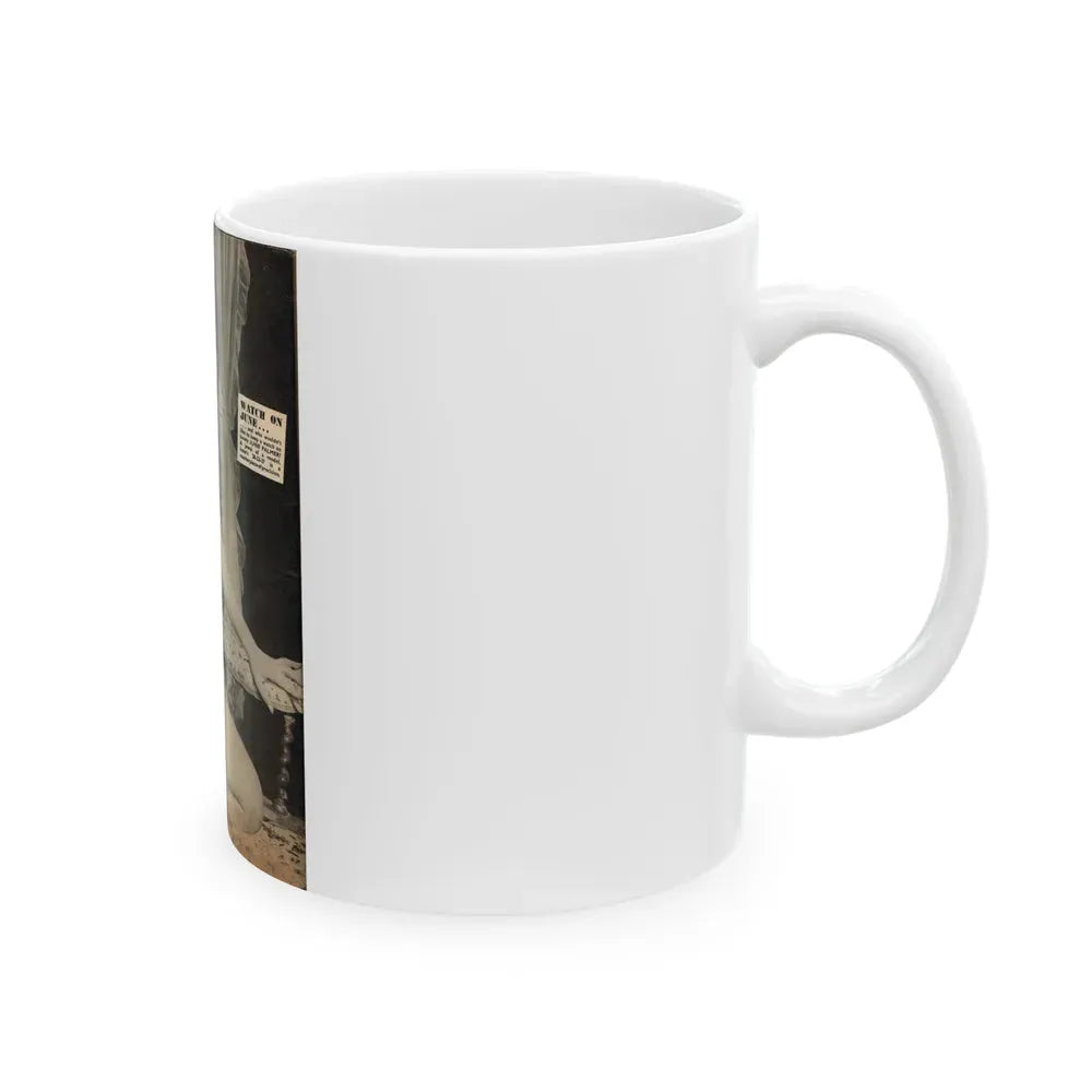 June Palmer #137 (Vintage Female Icon) White Coffee Mug - Go Mug Yourself