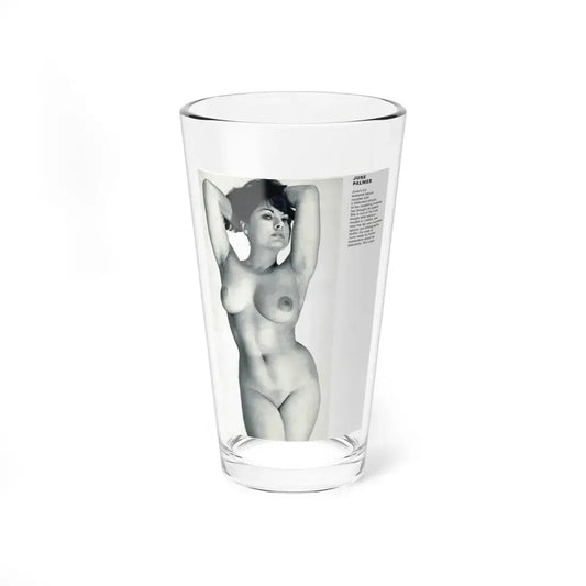 June Palmer #138 - Nude Magazine Spread (Vintage Female Icon) Pint Glass 16oz 16oz - Go Mug Yourself