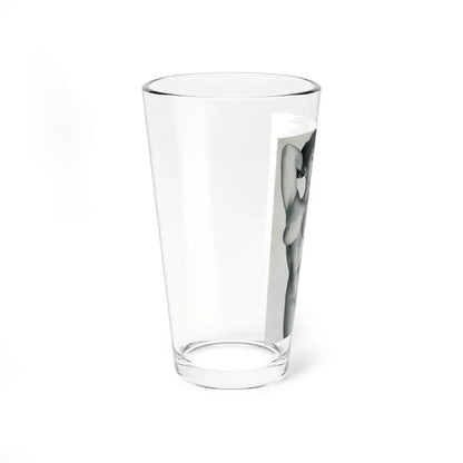 June Palmer #138 - Nude Magazine Spread (Vintage Female Icon) Pint Glass 16oz - Go Mug Yourself