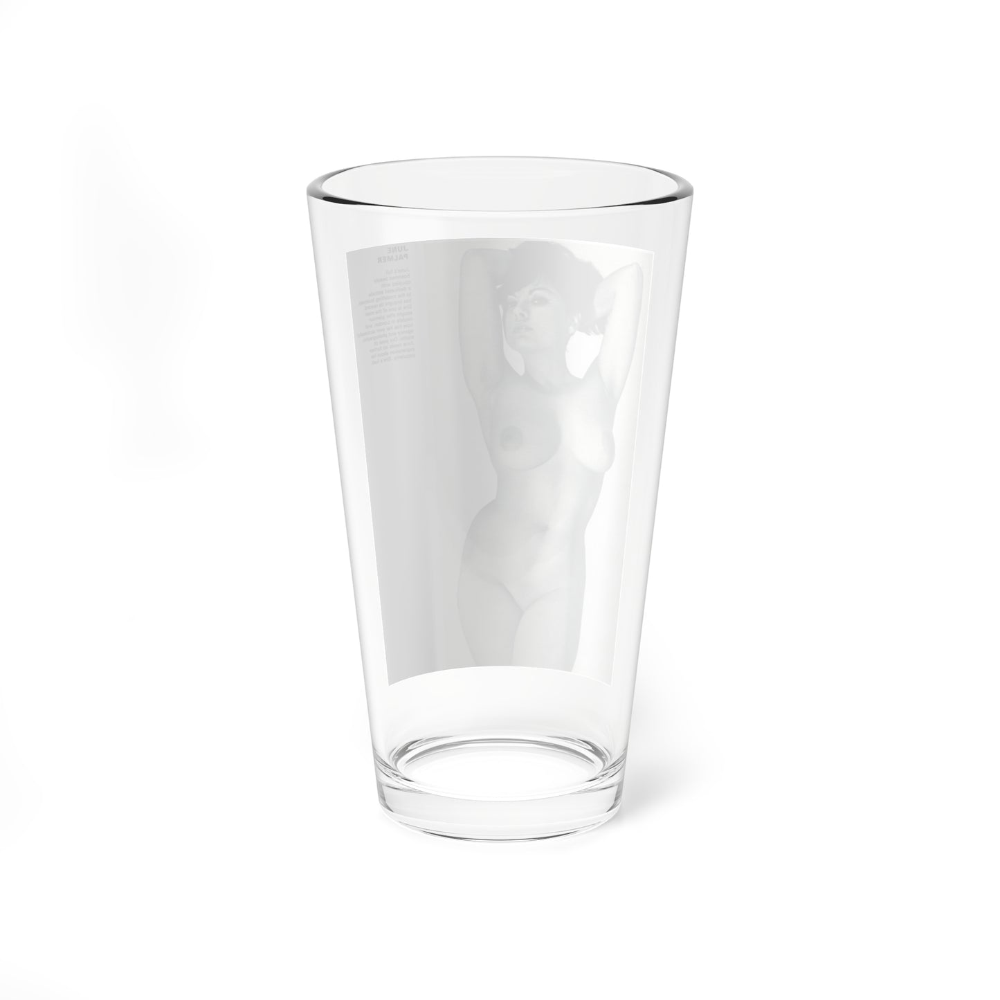 June Palmer #138 - Nude Magazine Spread (Vintage Female Icon) Pint Glass 16oz-Go Mug Yourself