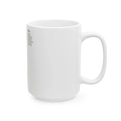 June Palmer #138 - Nude Magazine Spread (Vintage Female Icon) White Coffee Mug - Go Mug Yourself