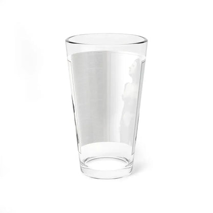 June Palmer #139 - Topless Magazine Spread (Vintage Female Icon) Pint Glass 16oz - Go Mug Yourself