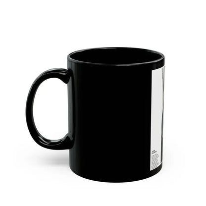 June Palmer #140 - Nude (Vintage Female Icon) Black Coffee Mug - Go Mug Yourself