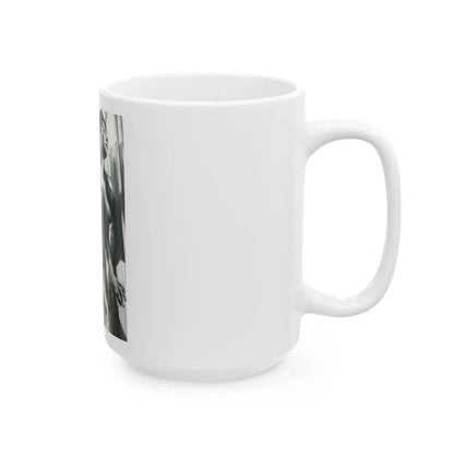 June Palmer #140 - Nude (Vintage Female Icon) White Coffee Mug - Go Mug Yourself