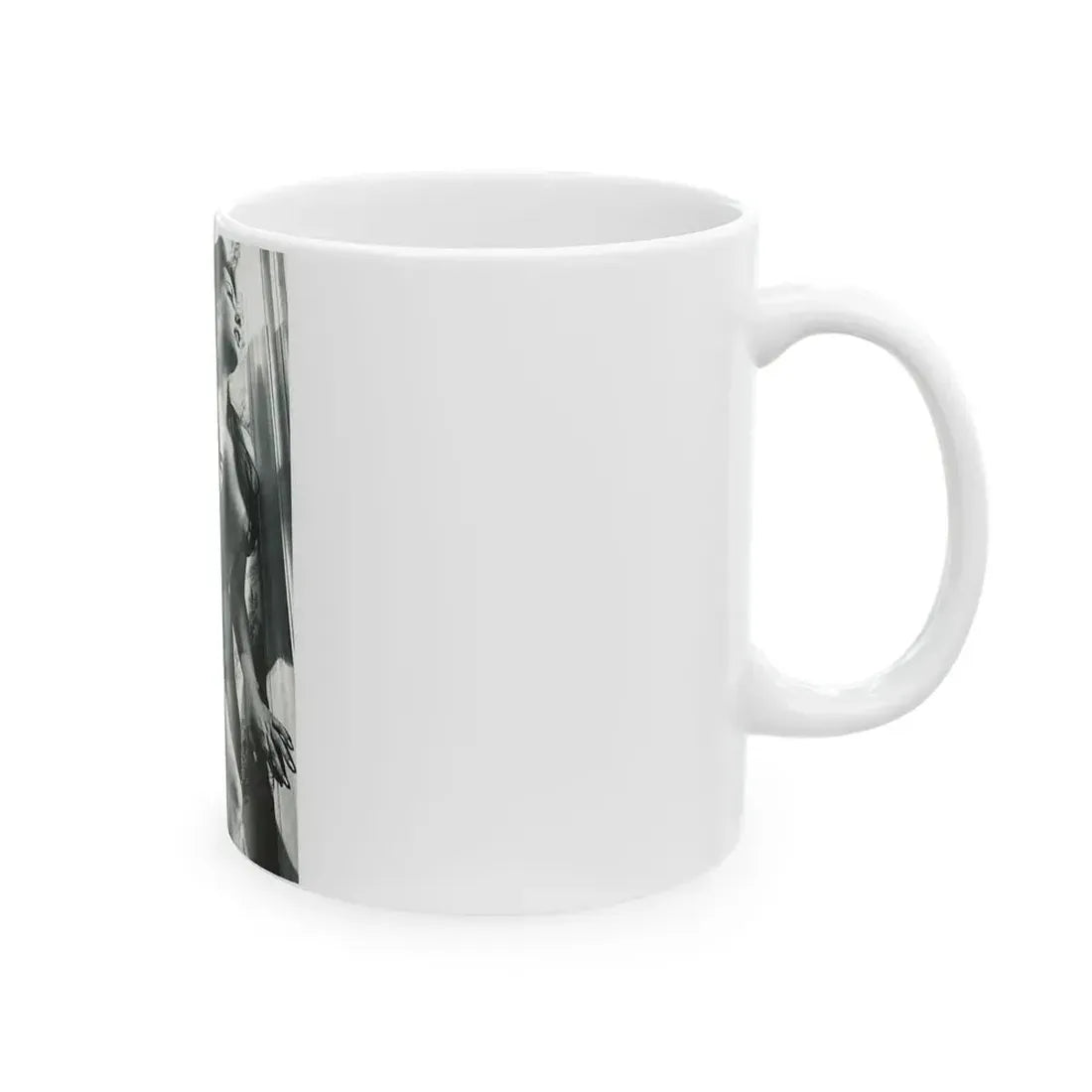 June Palmer #140 - Nude (Vintage Female Icon) White Coffee Mug - Go Mug Yourself