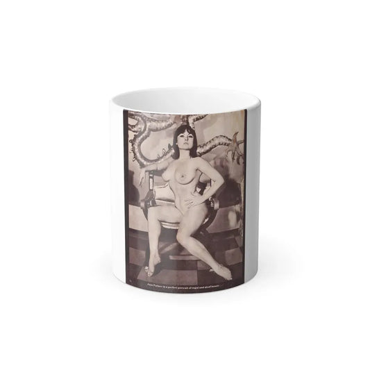 June Palmer #141 - Nude (Vintage Female Icon) Color Changing Coffee Mug 11oz - Go Mug Yourself