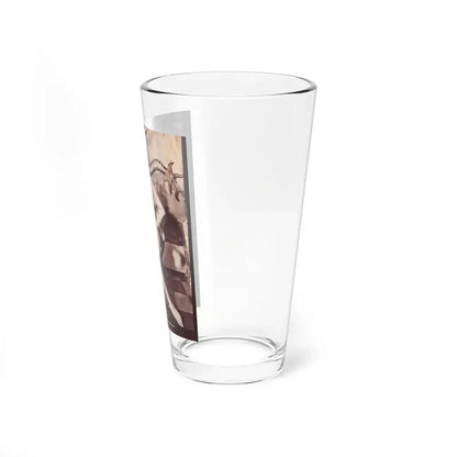 June Palmer #141 - Nude (Vintage Female Icon) Pint Glass 16oz - Go Mug Yourself