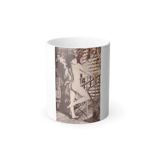 June Palmer #142 - Nude (Vintage Female Icon) Color Changing Coffee Mug 11oz - Go Mug Yourself