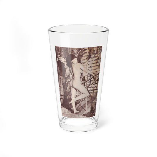 June Palmer #142 - Nude (Vintage Female Icon) Pint Glass 16oz-16oz-Go Mug Yourself