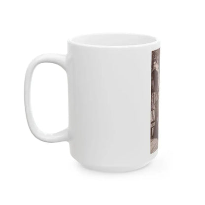 June Palmer #142 - Nude (Vintage Female Icon) White Coffee Mug - Go Mug Yourself