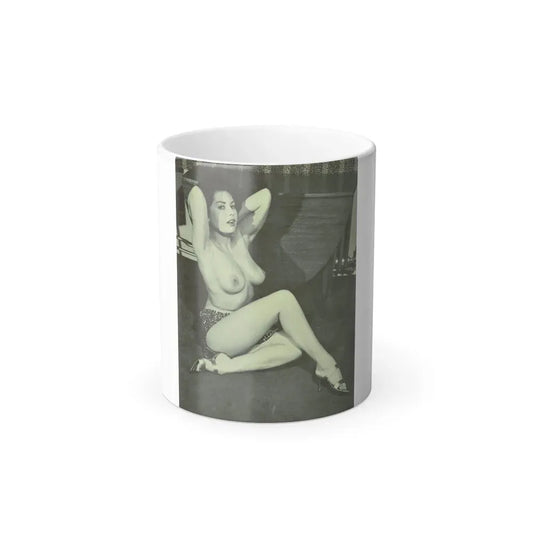 June Palmer #147 - Topless (Vintage Female Icon) Color Changing Coffee Mug 11oz - Go Mug Yourself