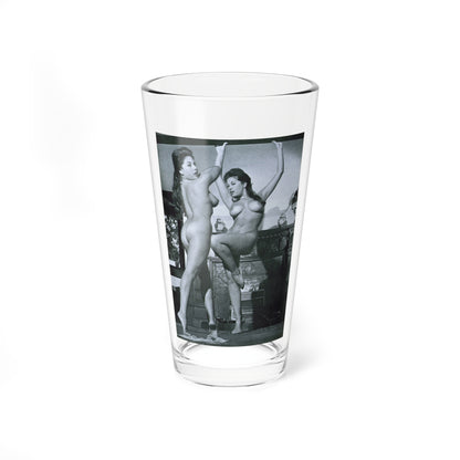 June Palmer #148 - Topless (Vintage Female Icon) Pint Glass 16oz-16oz-Go Mug Yourself