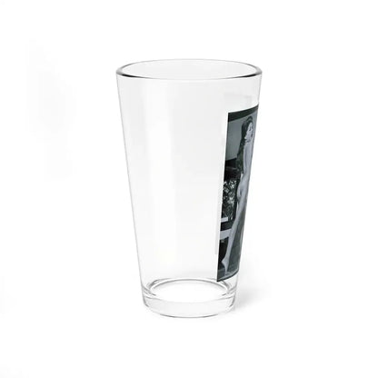 June Palmer #148 - Topless (Vintage Female Icon) Pint Glass 16oz - Go Mug Yourself