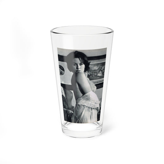 June Palmer #150 - Topless (Vintage Female Icon) Pint Glass 16oz-16oz-Go Mug Yourself