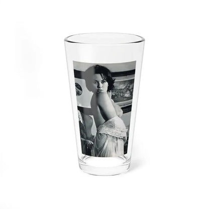 June Palmer #150 - Topless (Vintage Female Icon) Pint Glass 16oz 16oz - Go Mug Yourself